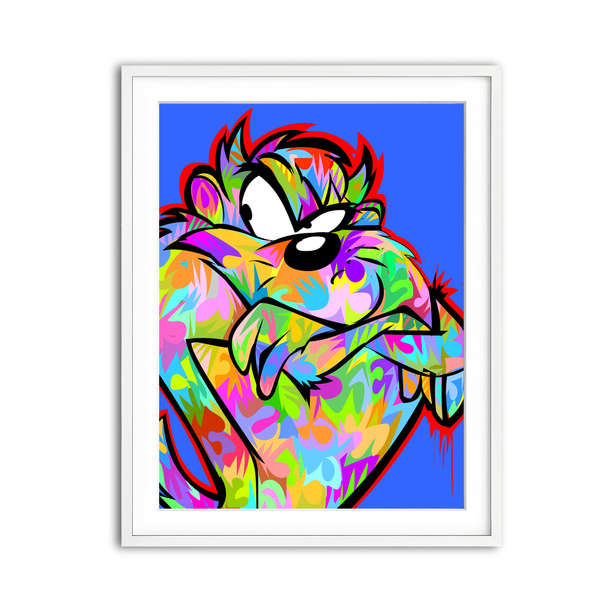 Framed Print 3x4 White