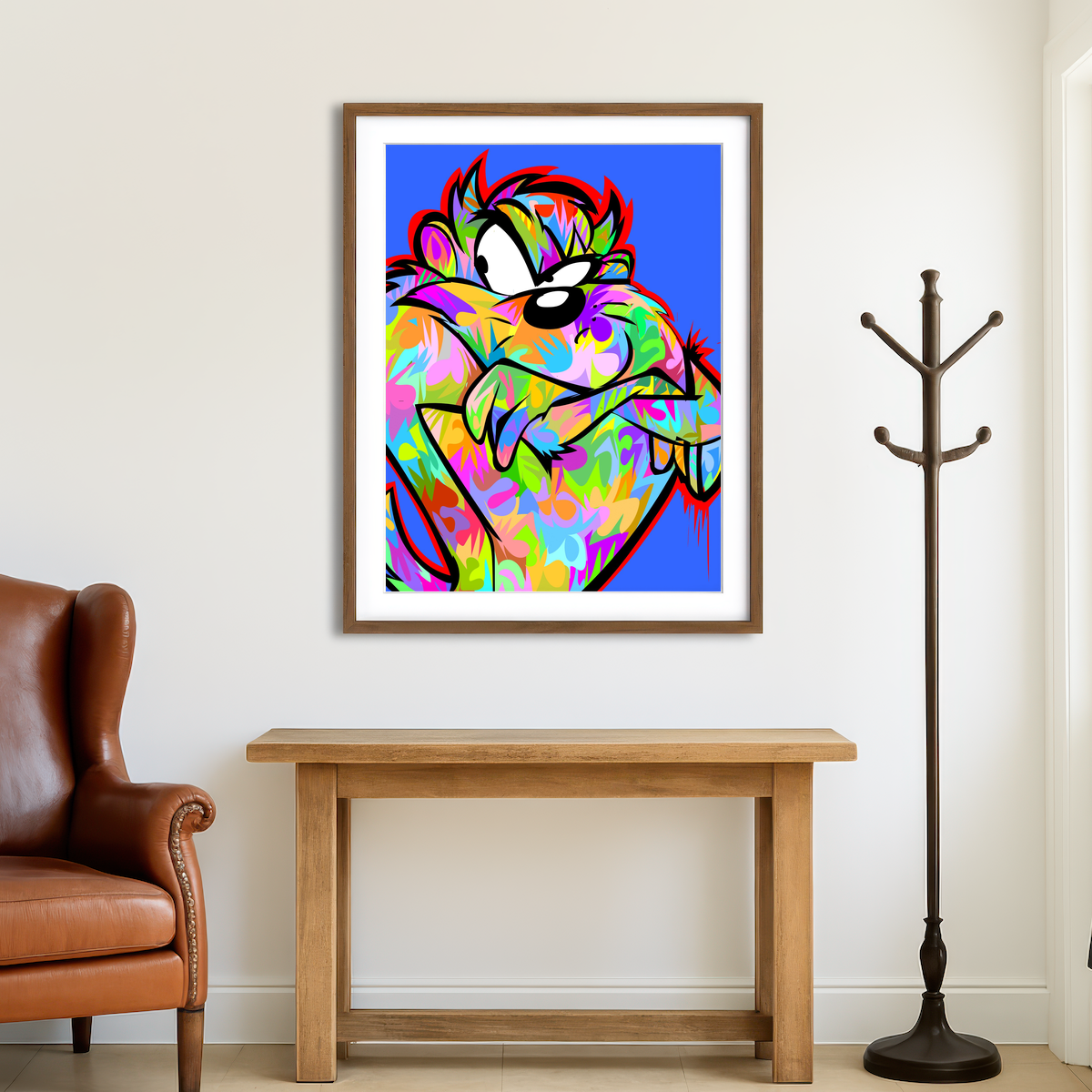 AUTO-MOCKUP ROOM | Taz Wall Art