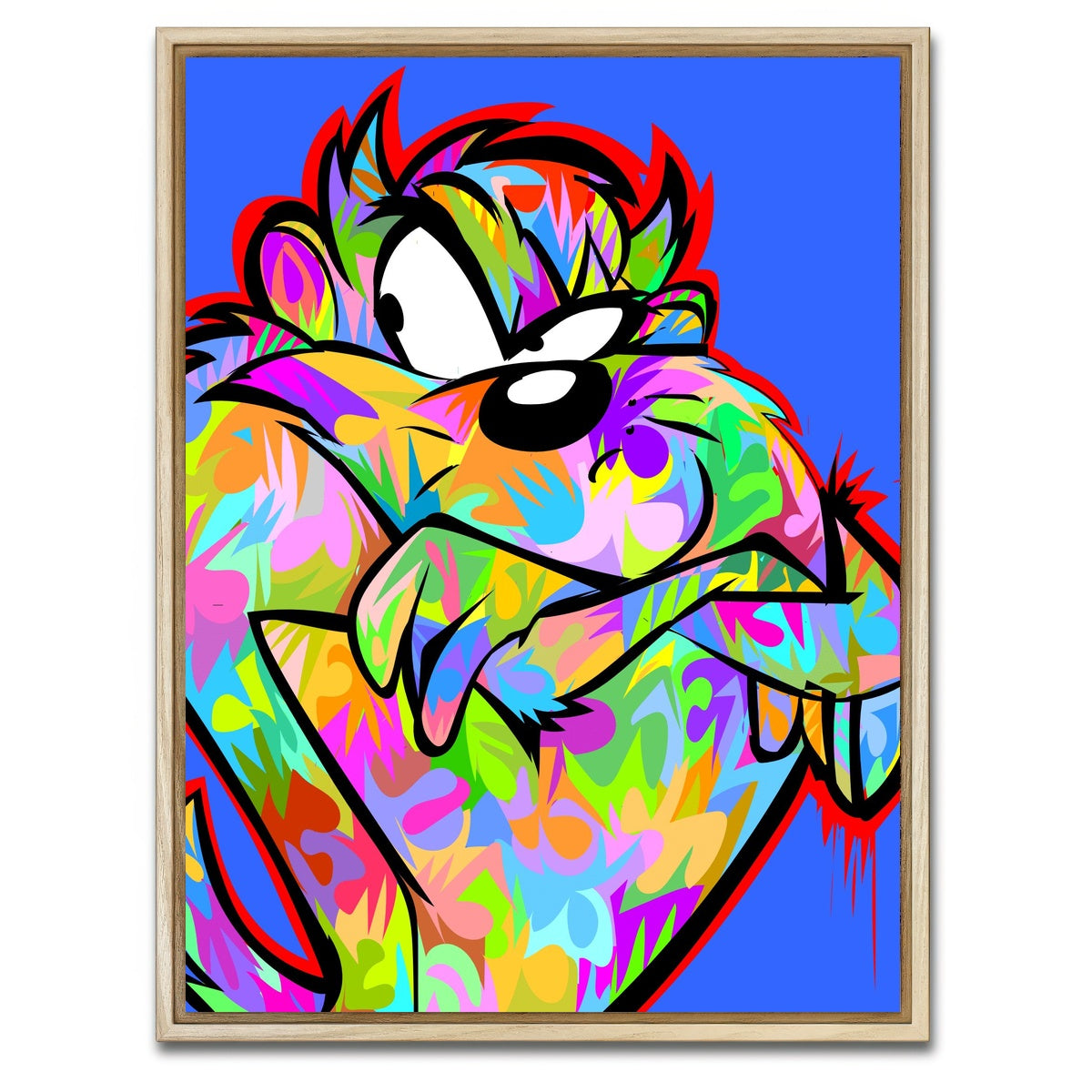 AUTO-MOCKUP WHITE | taz | 1 Piece | Natural Framed Canvas | group=3x4