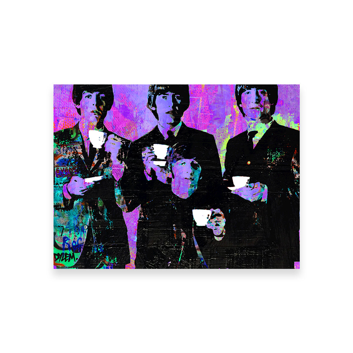 Tea Time with The Beatles Wall Art