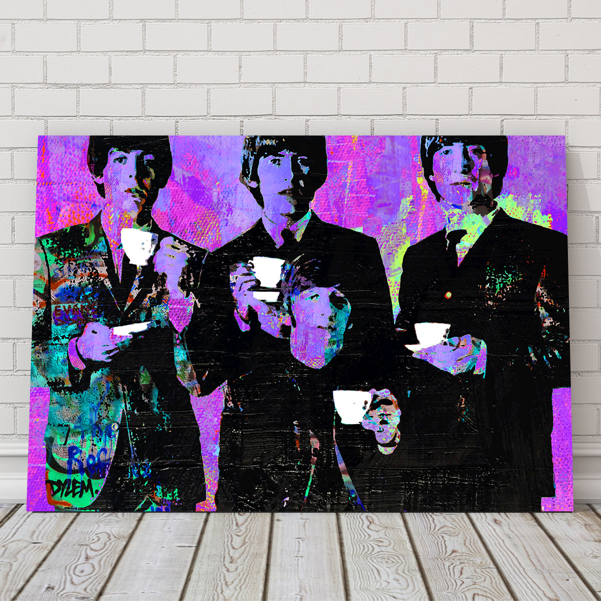 Tea Time with The Beatles Wall Art