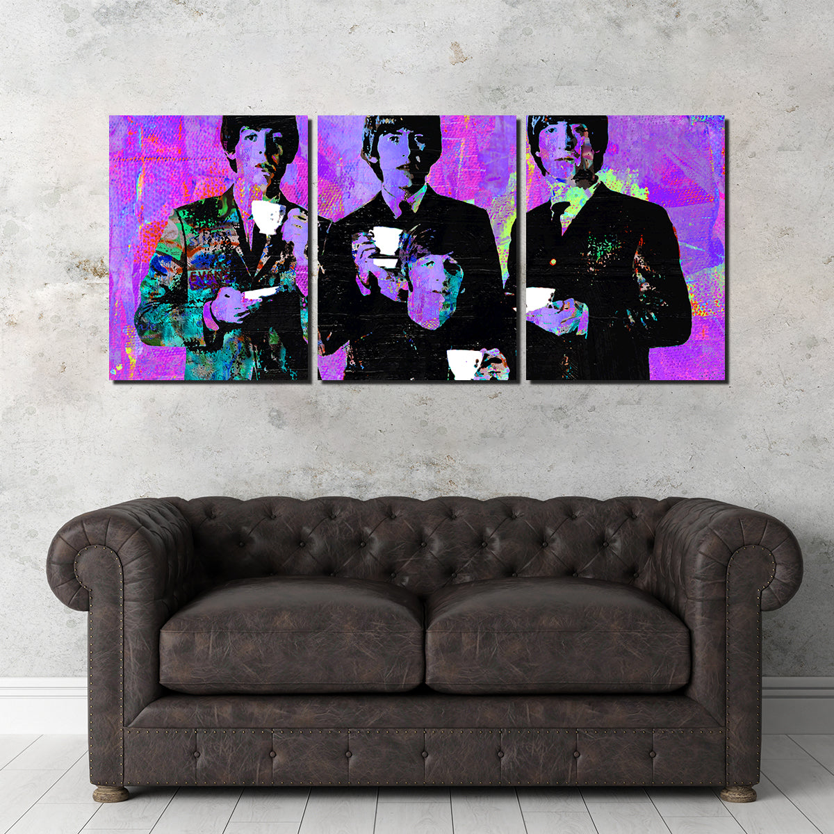 Tea Time with The Beatles Wall Art