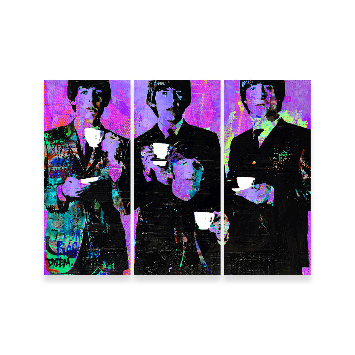 Tea Time with The Beatles Wall Art