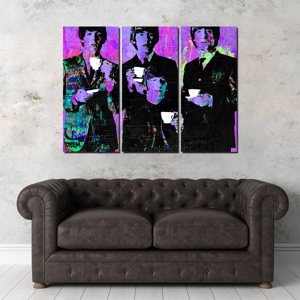 Tea Time with The Beatles Wall Art