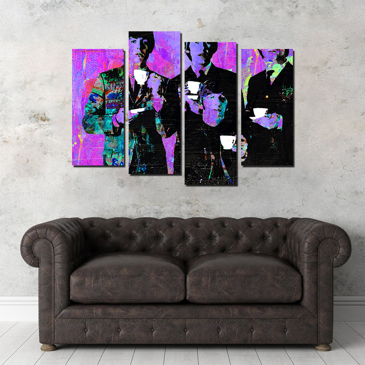 Tea Time with The Beatles Wall Art