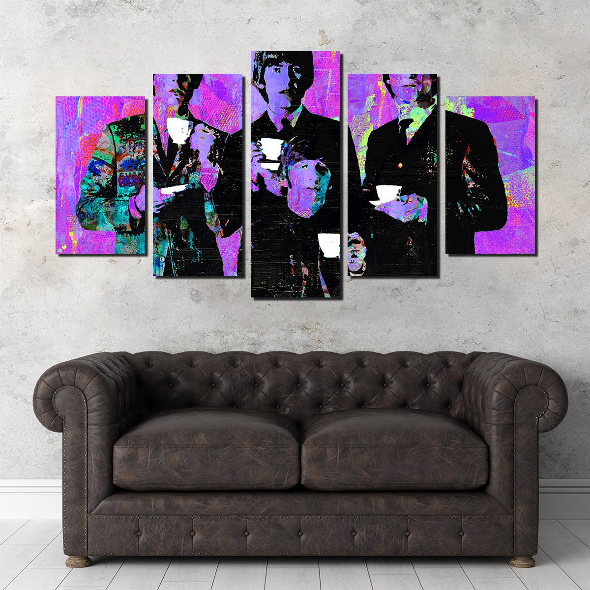 Tea Time with The Beatles Wall Art