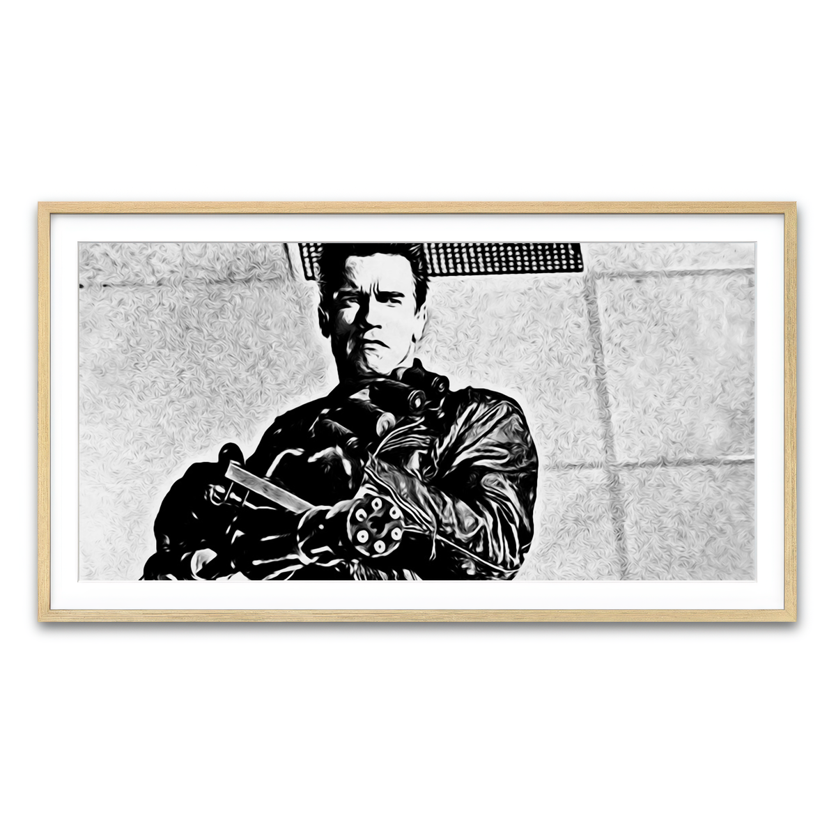 Framed Print 2x1 Natural