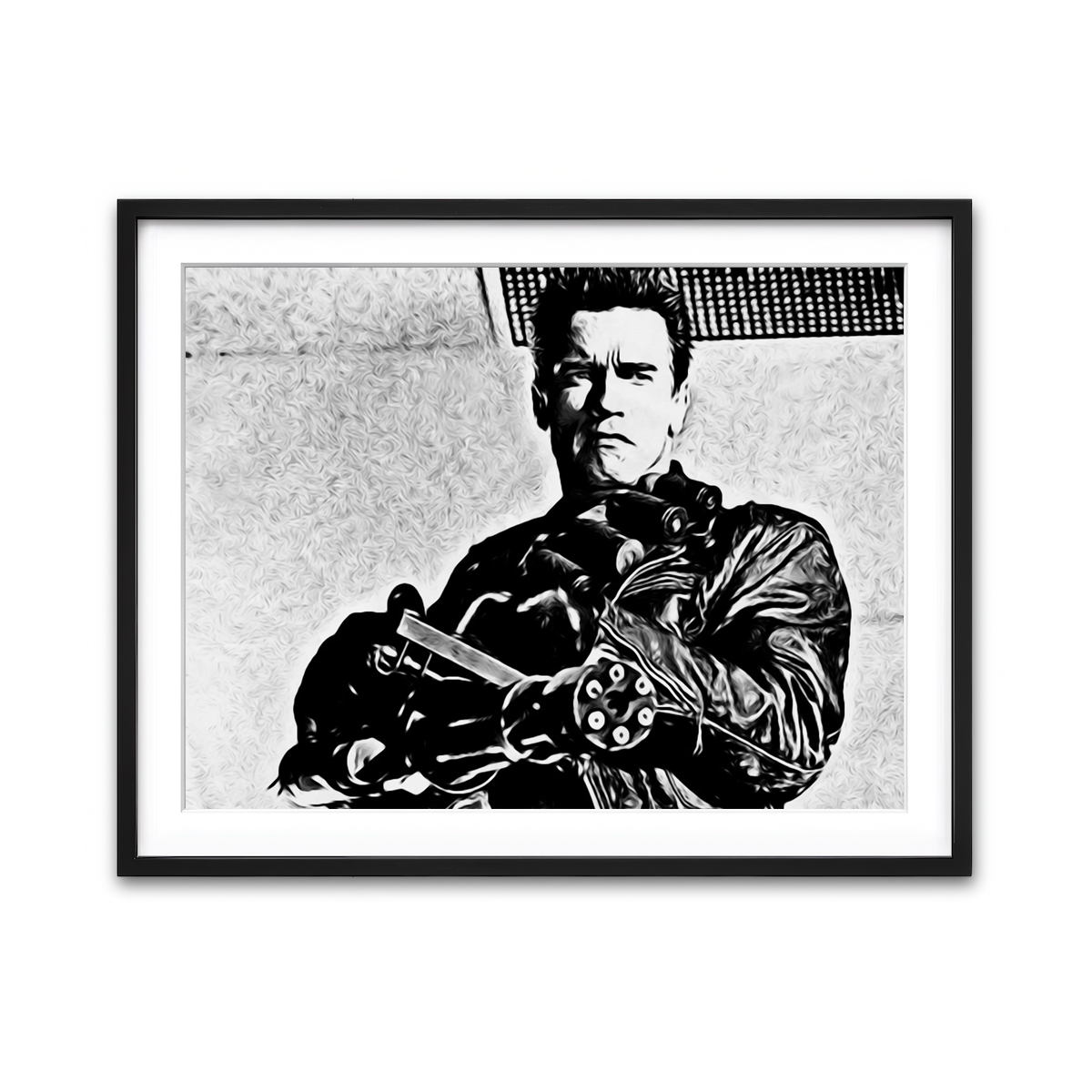 Framed Print 4x3 Black