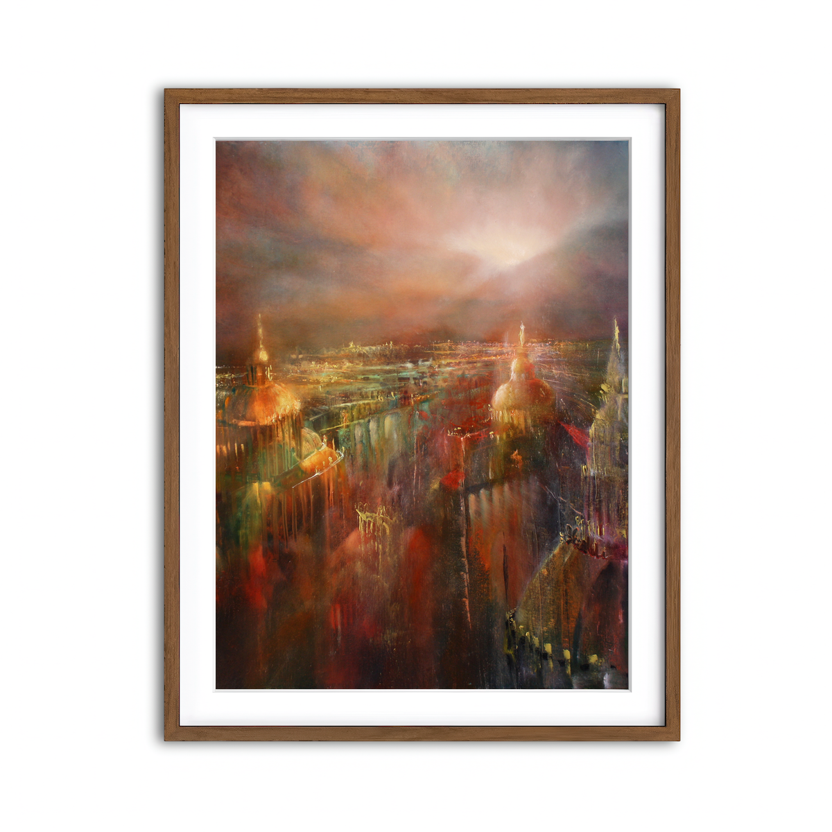 Framed Print 3x4 Walnut