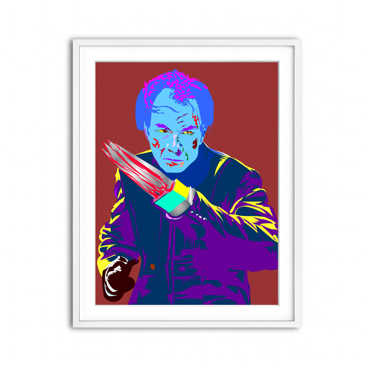 Framed Print 3x4 White