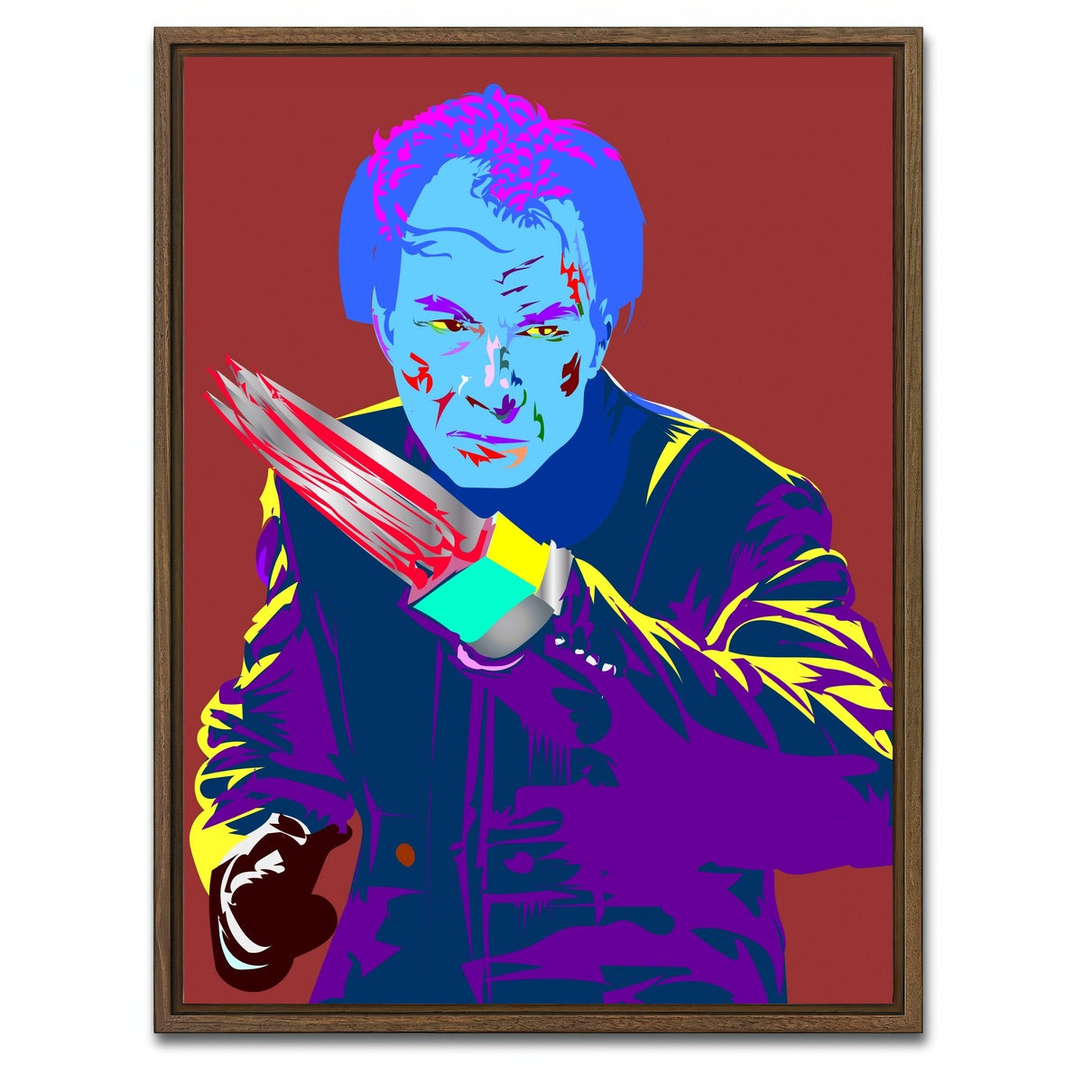 AUTO-MOCKUP WHITE | the claw | 1 Piece | Walnut Framed Canvas | group=3x4