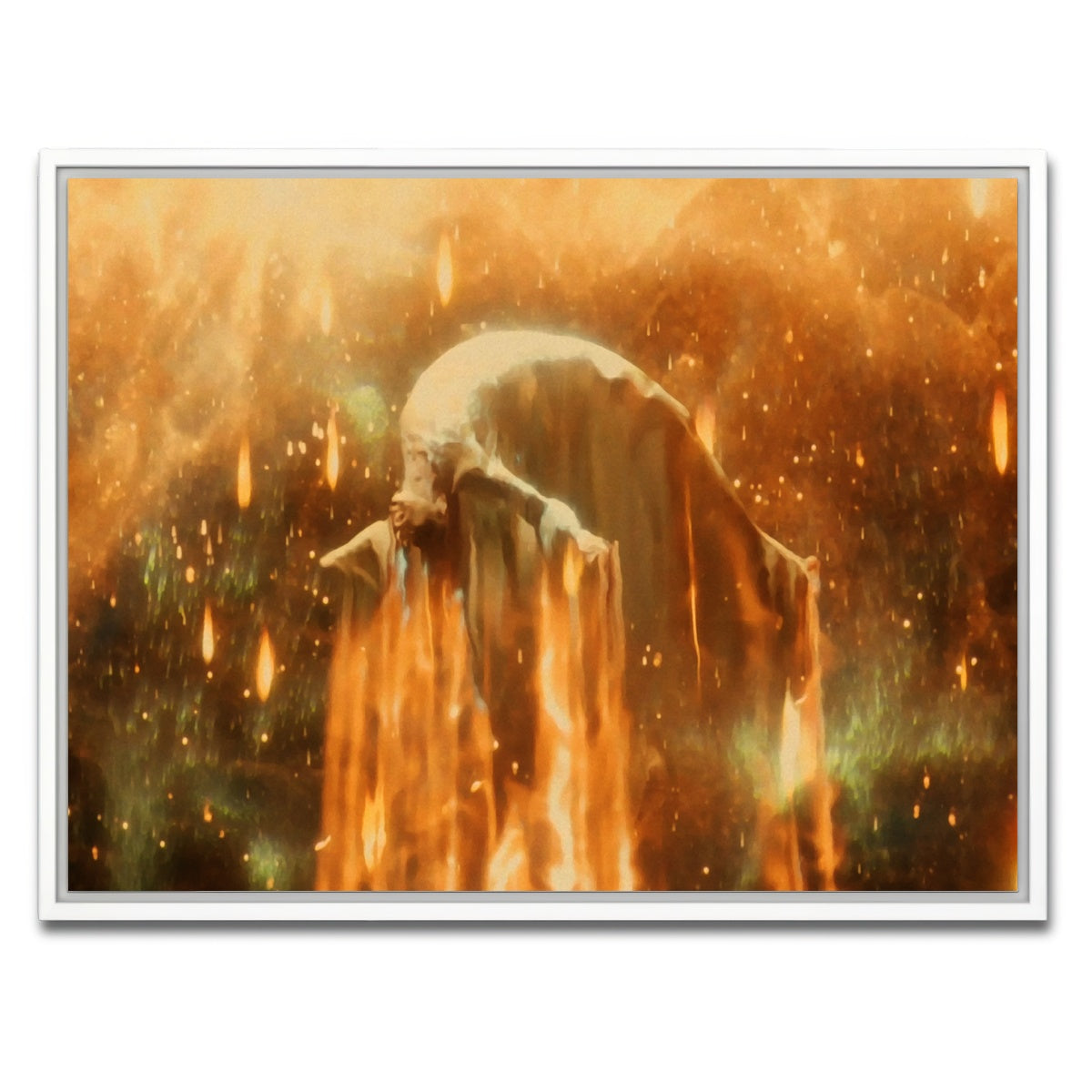 AUTO-MOCKUP WHITE | the fountain | 1 Piece | White Framed Canvas | group=4x3