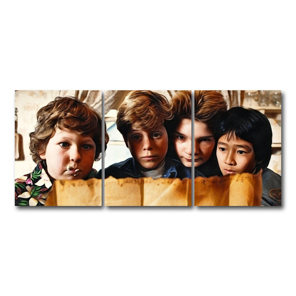 AUTO-MOCKUP WHITE | the goonies | 3 Piece | Gallery Wrap Canvas | group=18x24