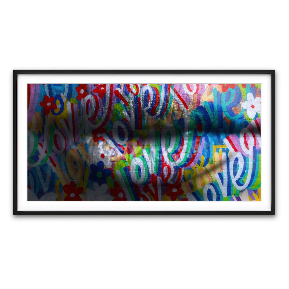 Framed Print 2x1 Black