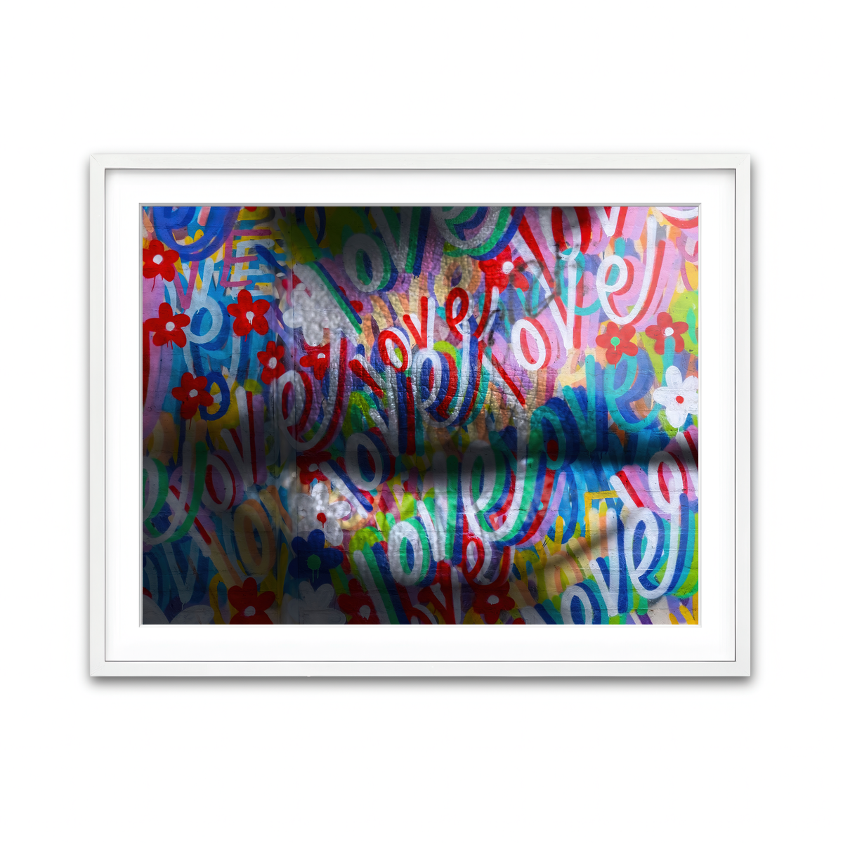 Framed Print 4x3 White