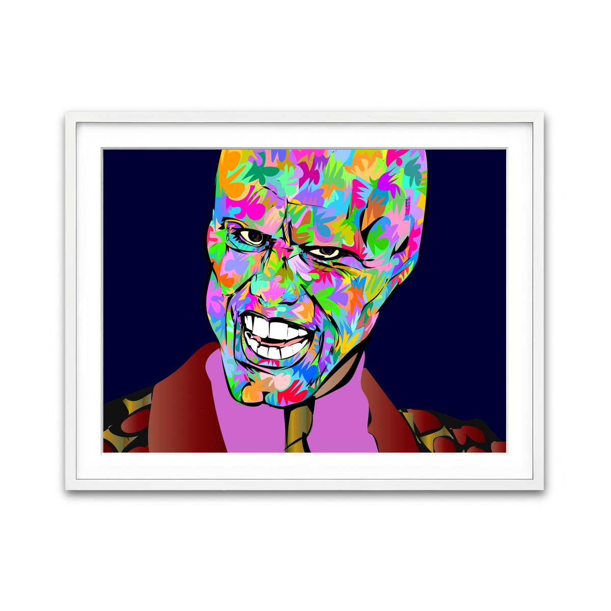 Framed Print 4x3 White