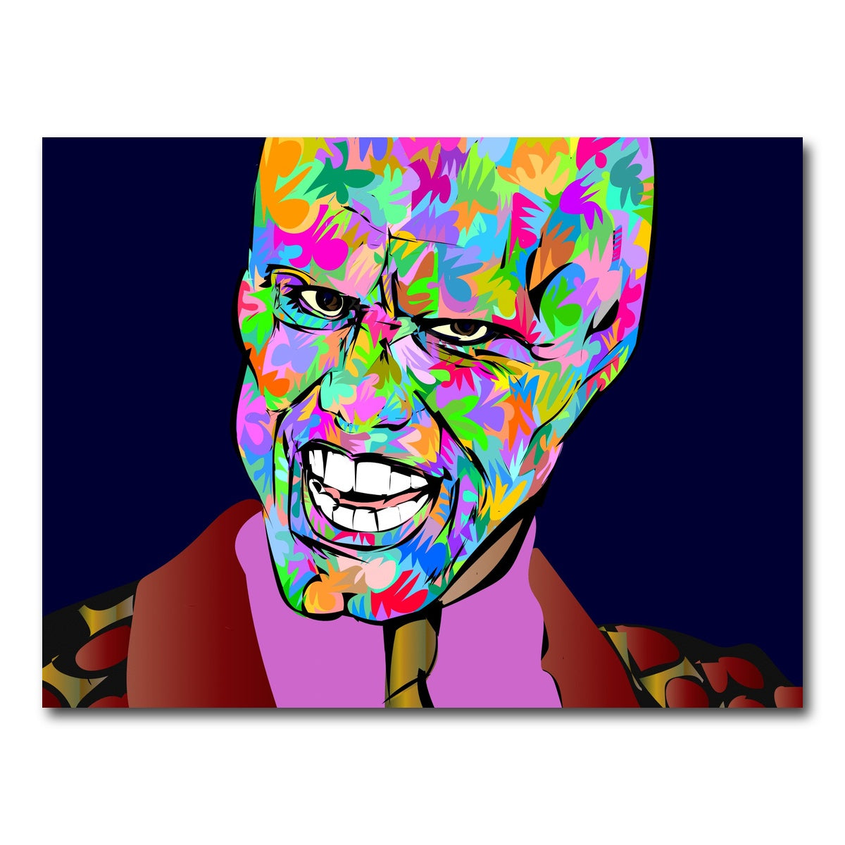 AUTO-MOCKUP WHITE | the mask | 1 Piece | Gallery Wrap Canvas | group=4x3