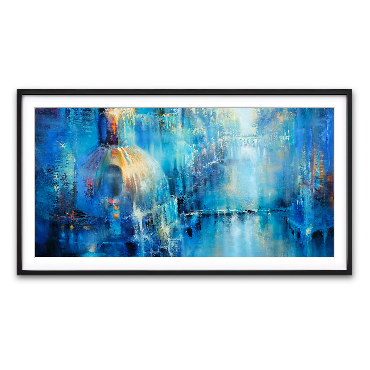 Framed Print 2x1 Black