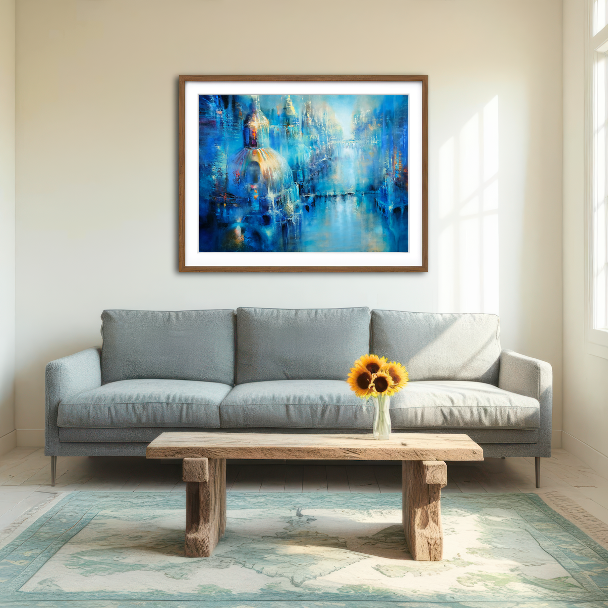 AUTO-MOCKUP ROOM | The Old Town Wall Art