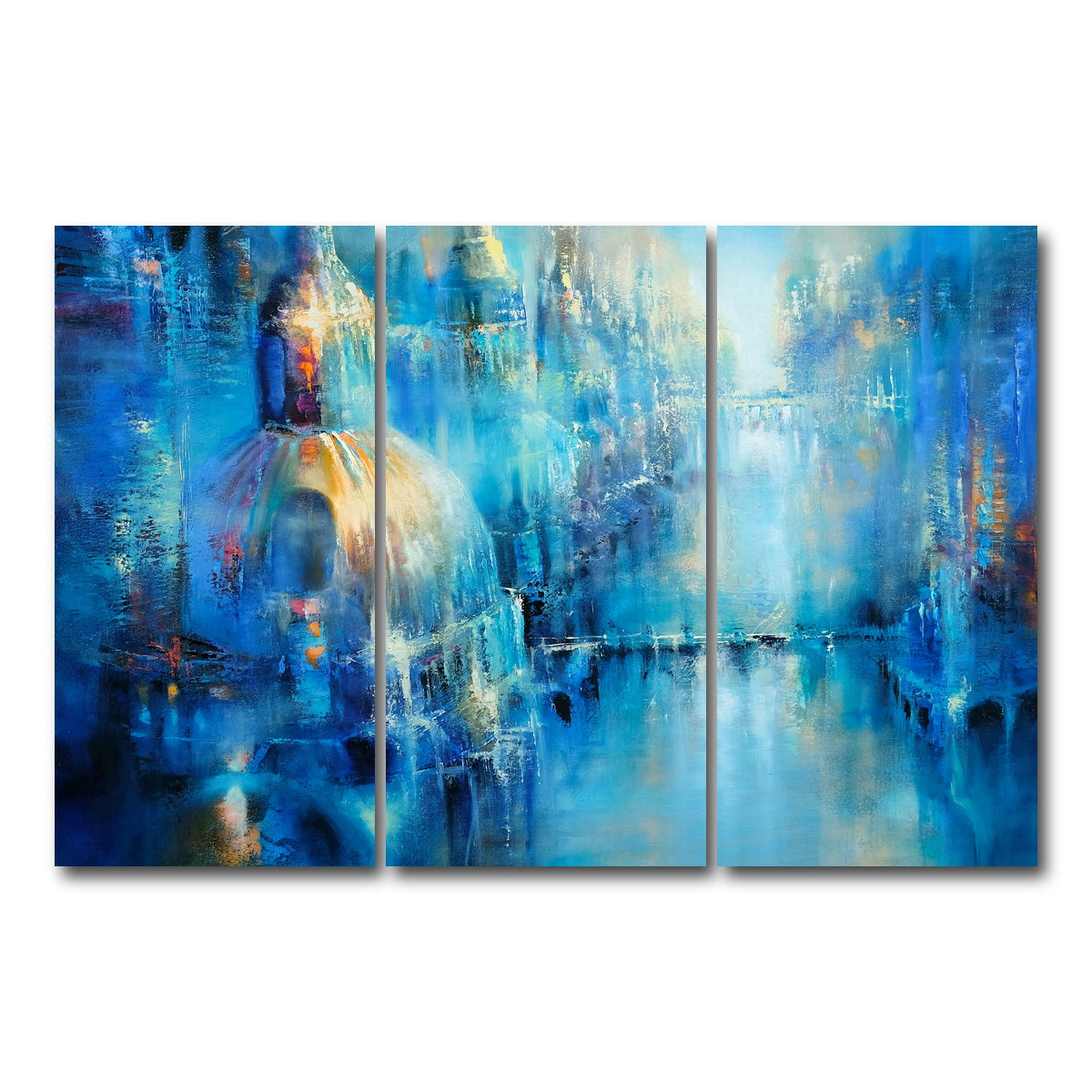 AUTO-MOCKUP WHITE | the old town | 3 Piece | Gallery Wrap Canvas | group=12x24