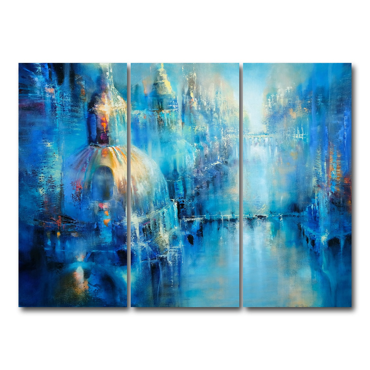 AUTO-MOCKUP WHITE | the old town | 3 Piece | Gallery Wrap Canvas | group=8x18