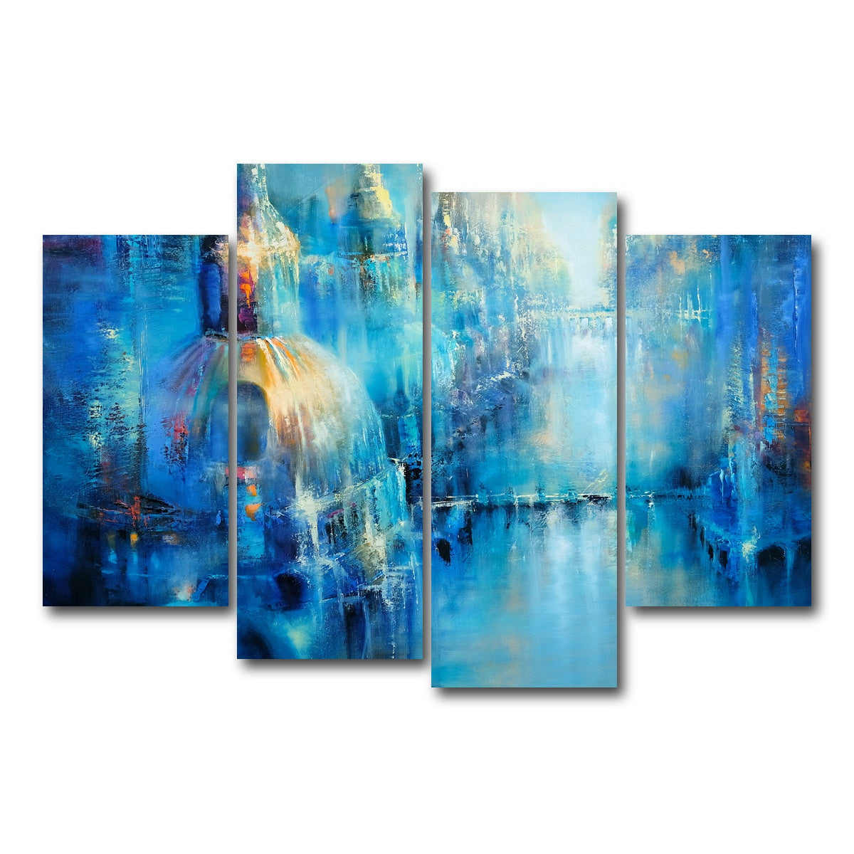 AUTO-MOCKUP WHITE | the old town | 4 Piece | Gallery Wrap Canvas | group=4_short