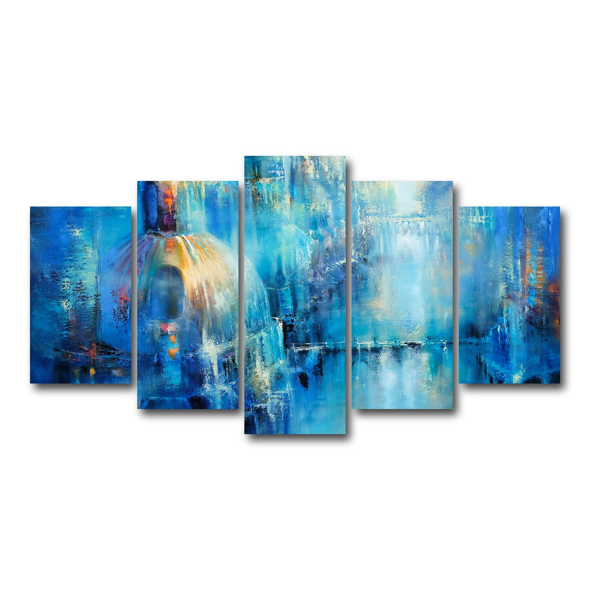 AUTO-MOCKUP WHITE | the old town | 5 Piece | Gallery Wrap Canvas | group=5_normal