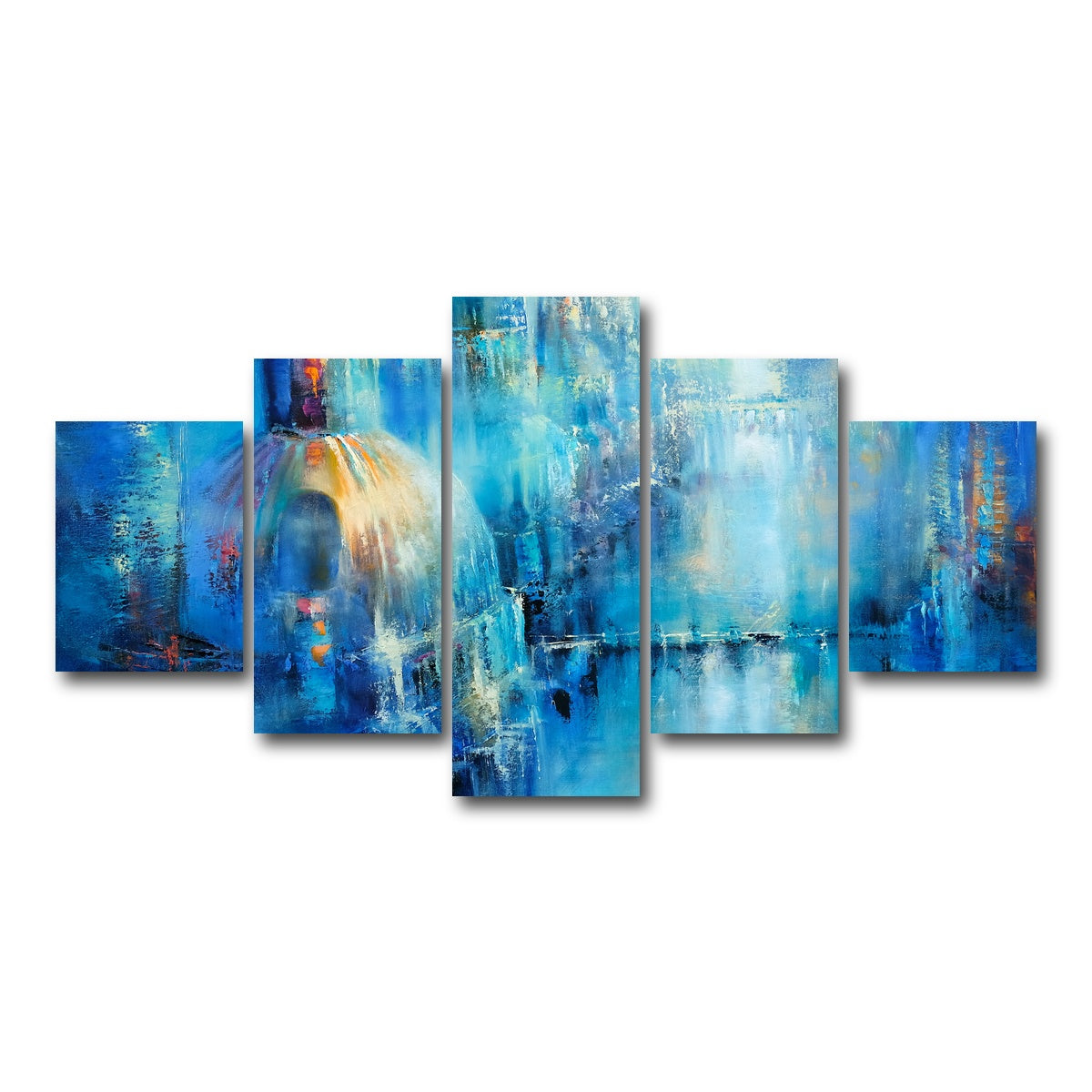 AUTO-MOCKUP WHITE | the old town | 5 Piece | Gallery Wrap Canvas | group=5_short