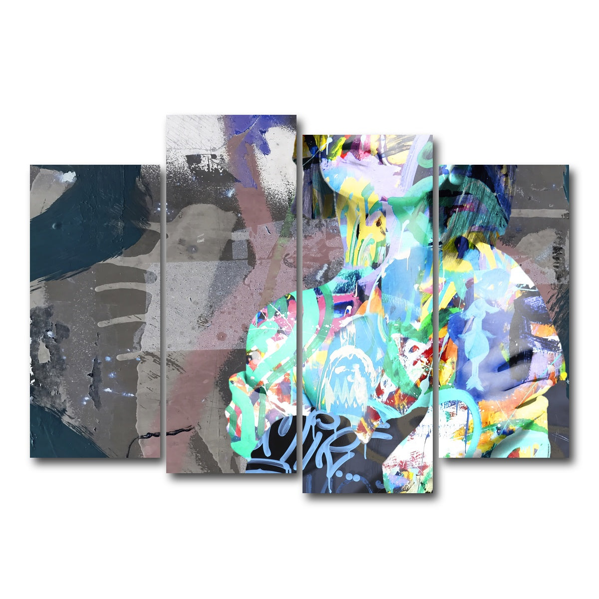 AUTO-MOCKUP WHITE | the pose | 4 Piece | Gallery Wrap Canvas | group=4_normal