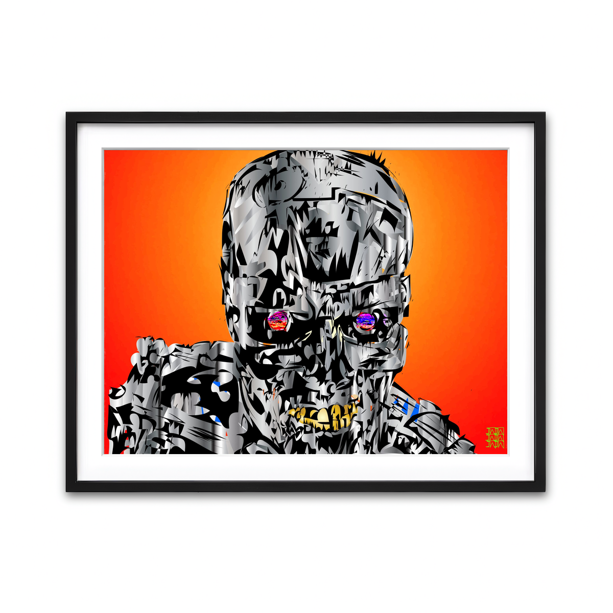 Framed Print 4x3 Black