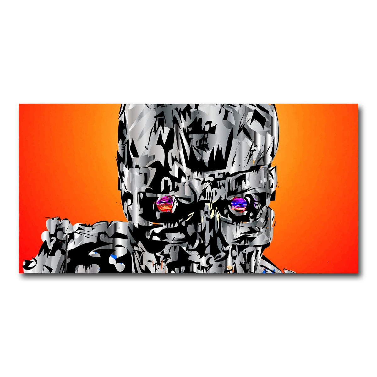 AUTO-MOCKUP WHITE | the terminator | 1 Piece | Gallery Wrap Canvas | group=2x1