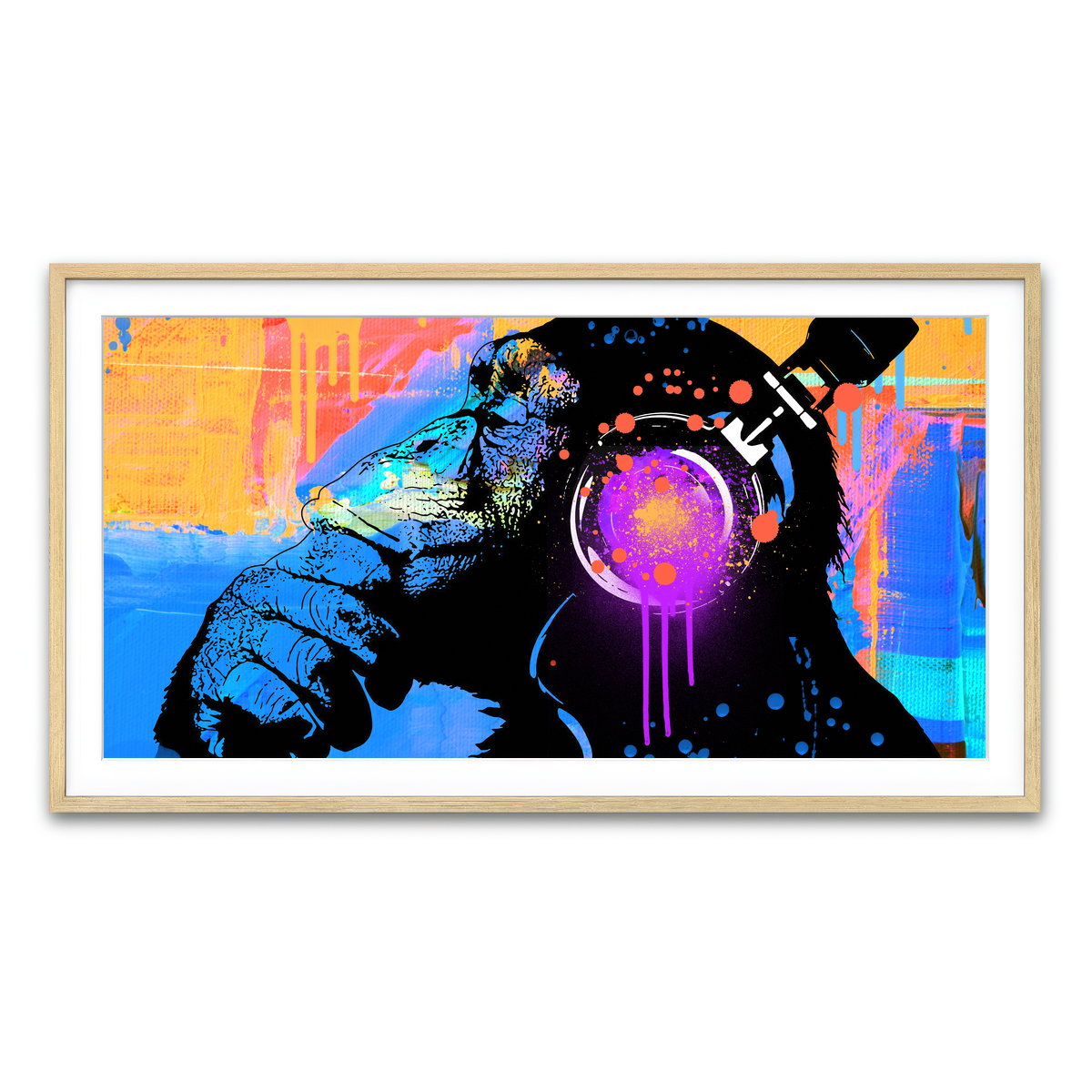 Framed Print 2x1 Natural