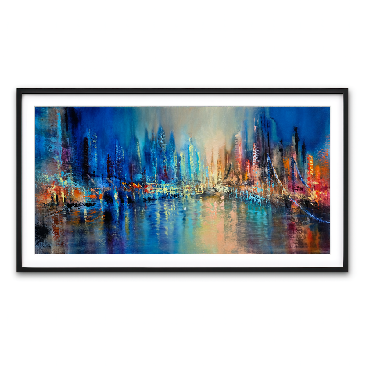 Framed Print 2x1 Black