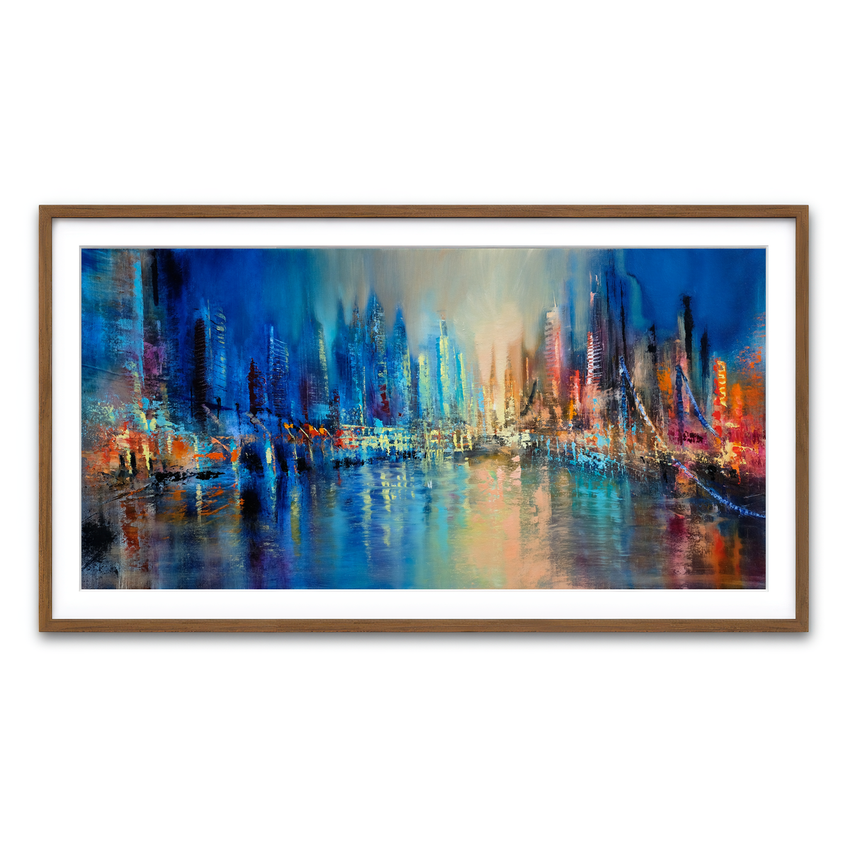 Framed Print 2x1 Walnut