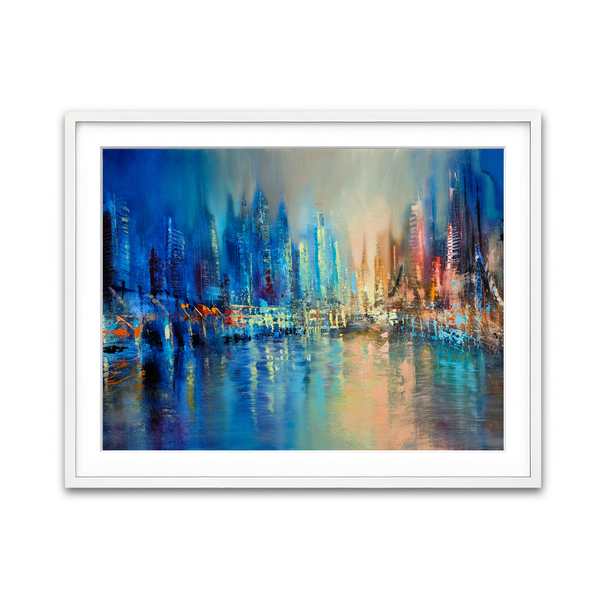 Framed Print 4x3 White