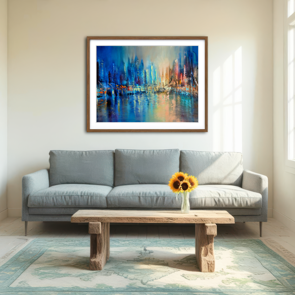 AUTO-MOCKUP ROOM | The Town Wall Art