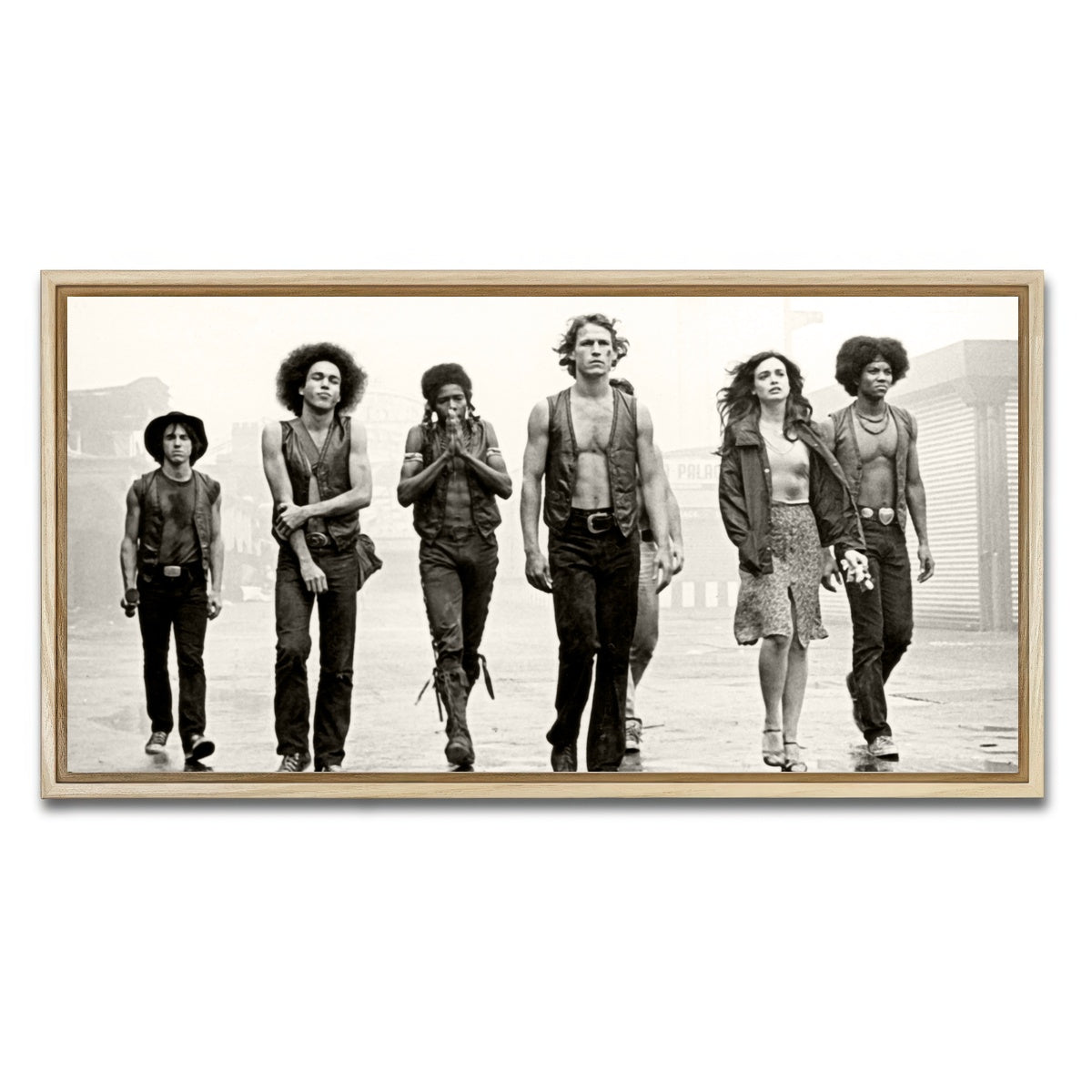 AUTO-MOCKUP WHITE | the warriors | 1 Piece | Natural Framed Canvas | group=2x1