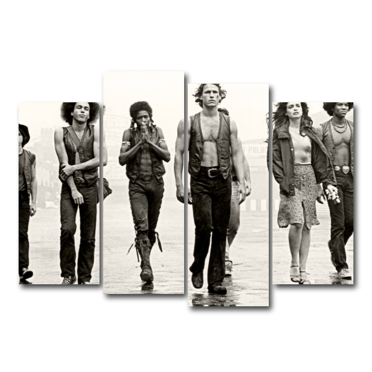 AUTO-MOCKUP WHITE | the warriors | 4 Piece | Gallery Wrap Canvas | group=4_normal