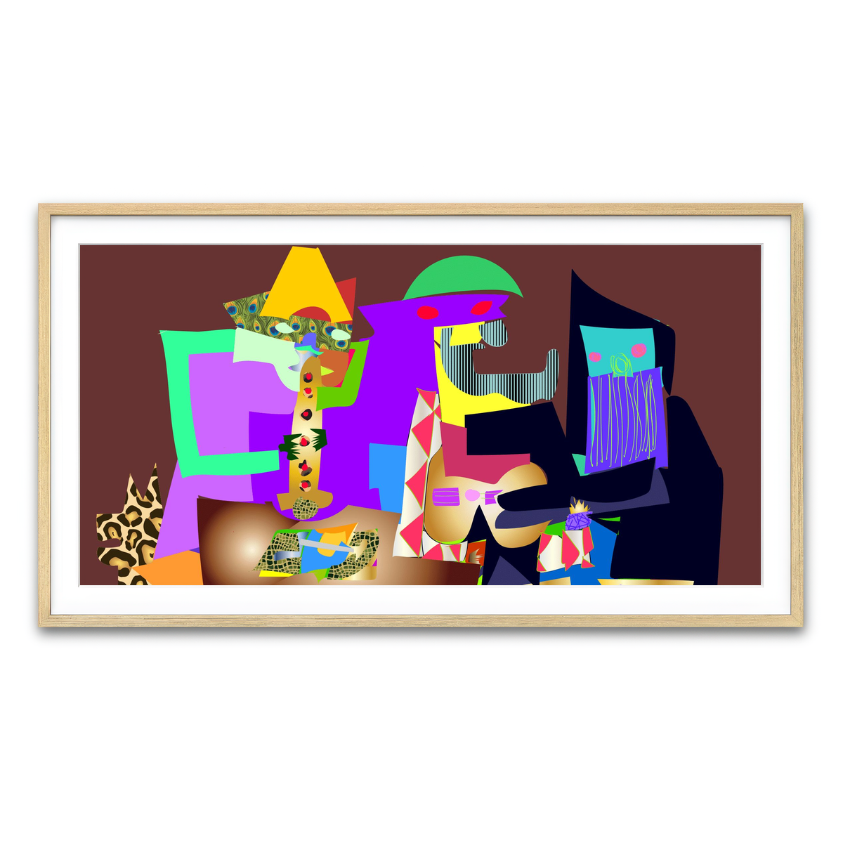 Framed Print 2x1 Natural