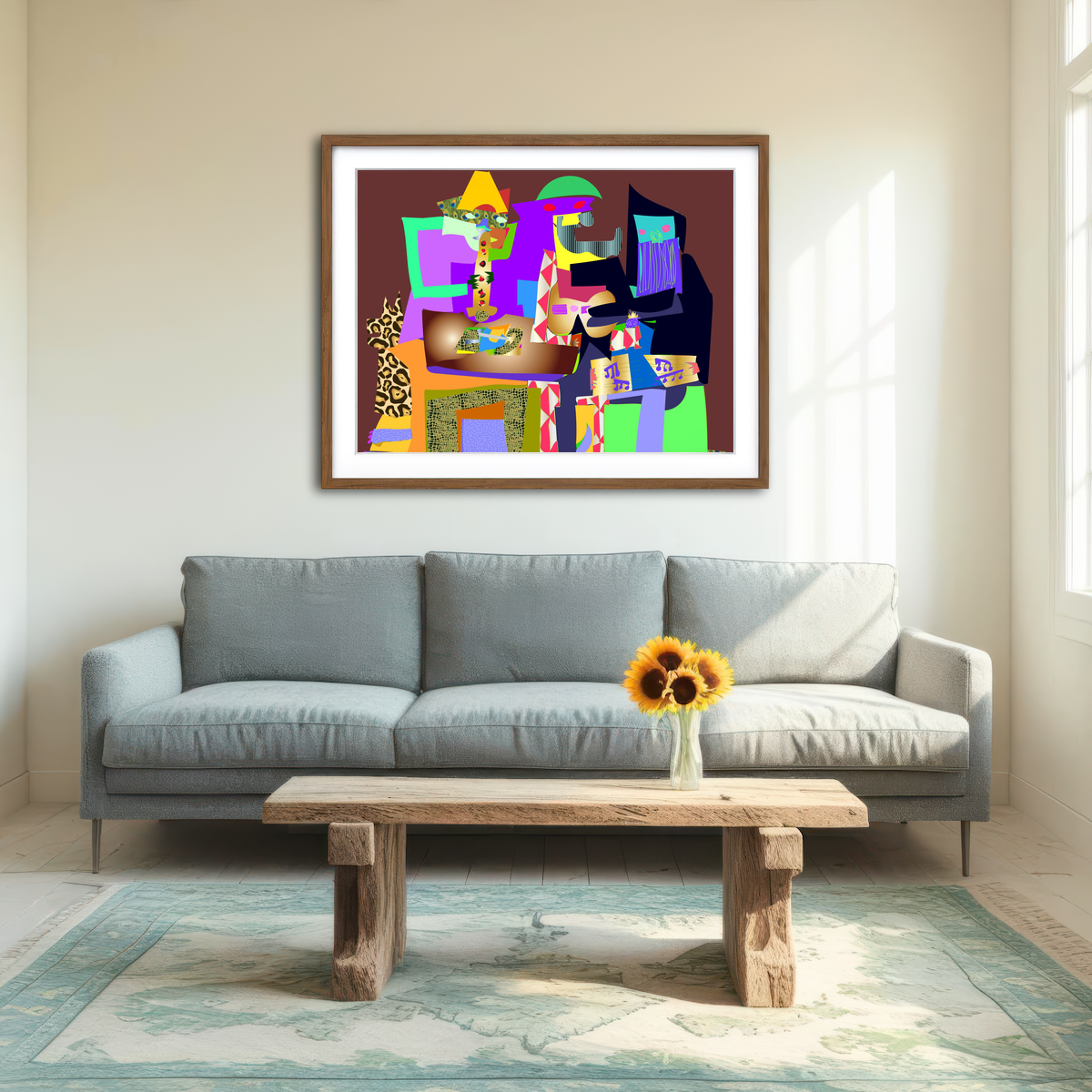 AUTO-MOCKUP ROOM | Three Musicians Wall Art