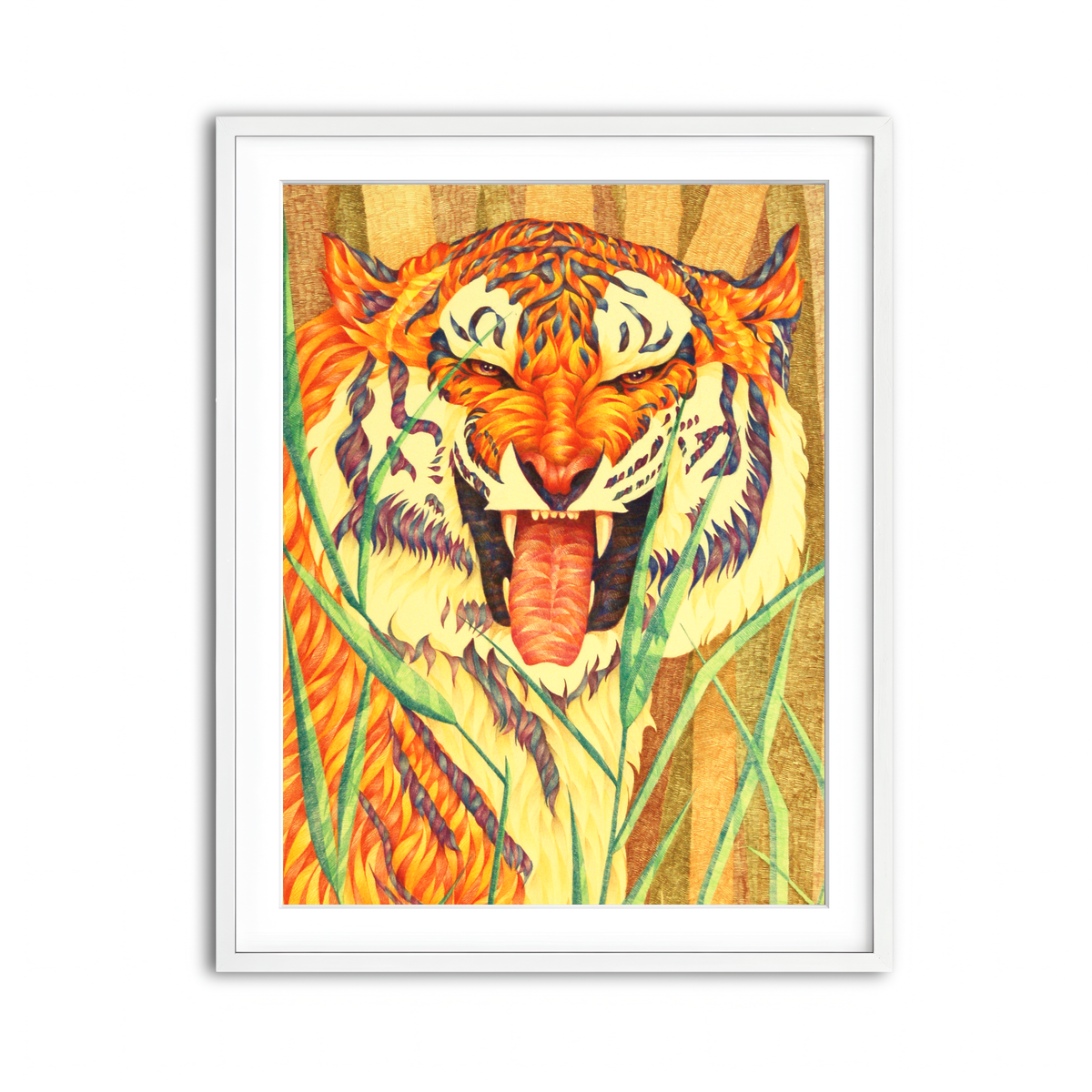 Framed Print 3x4 White