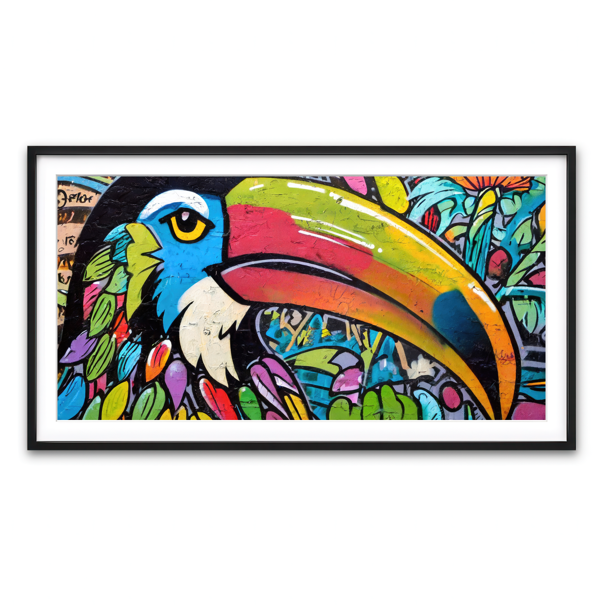 Framed Print 2x1 Black