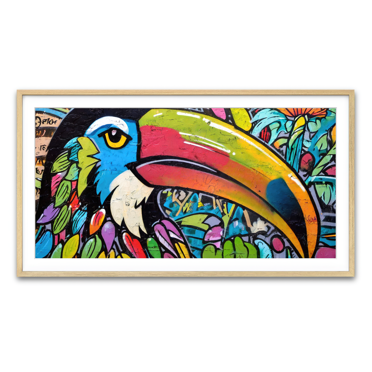 Framed Print 2x1 Natural