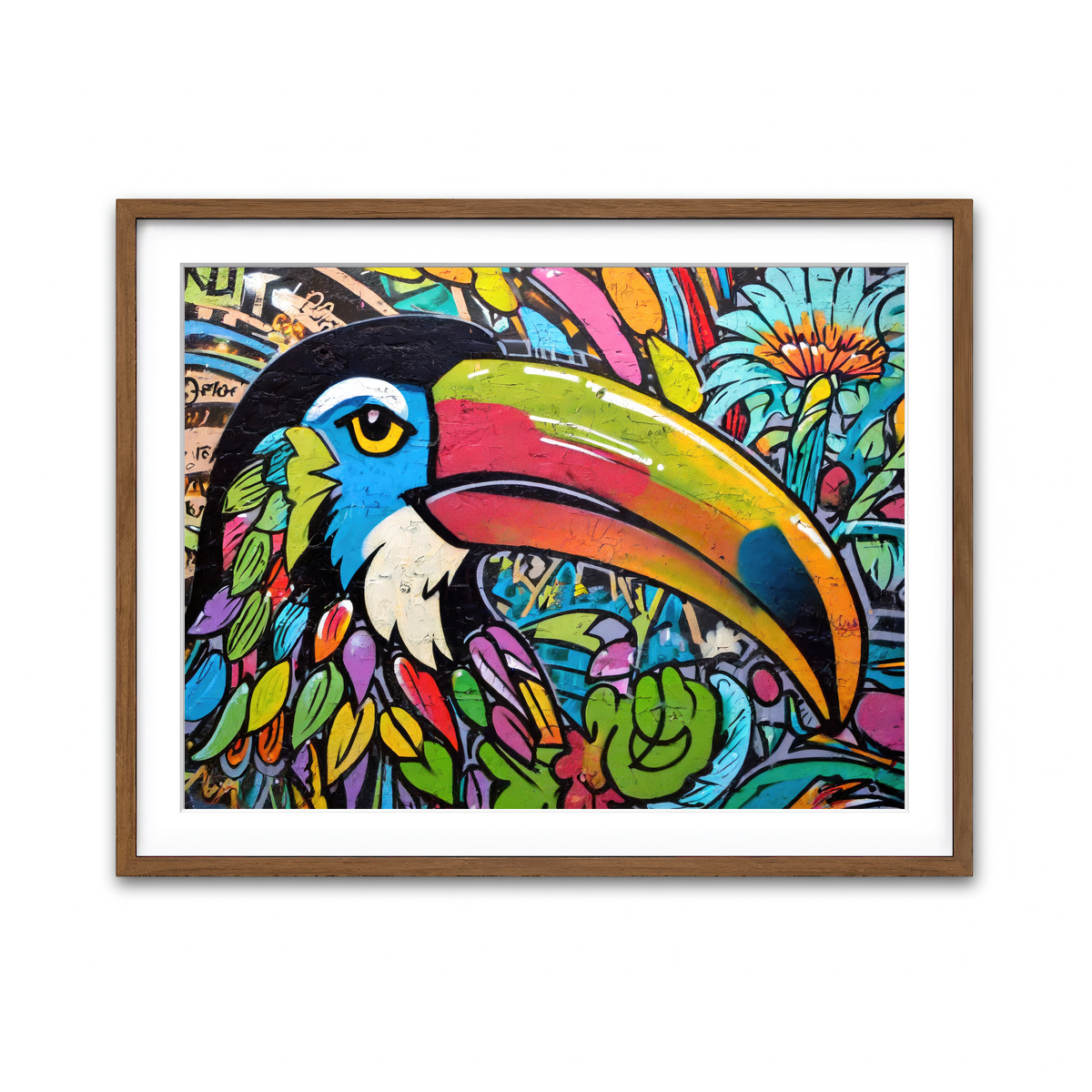 Framed Print 4x3 Walnut