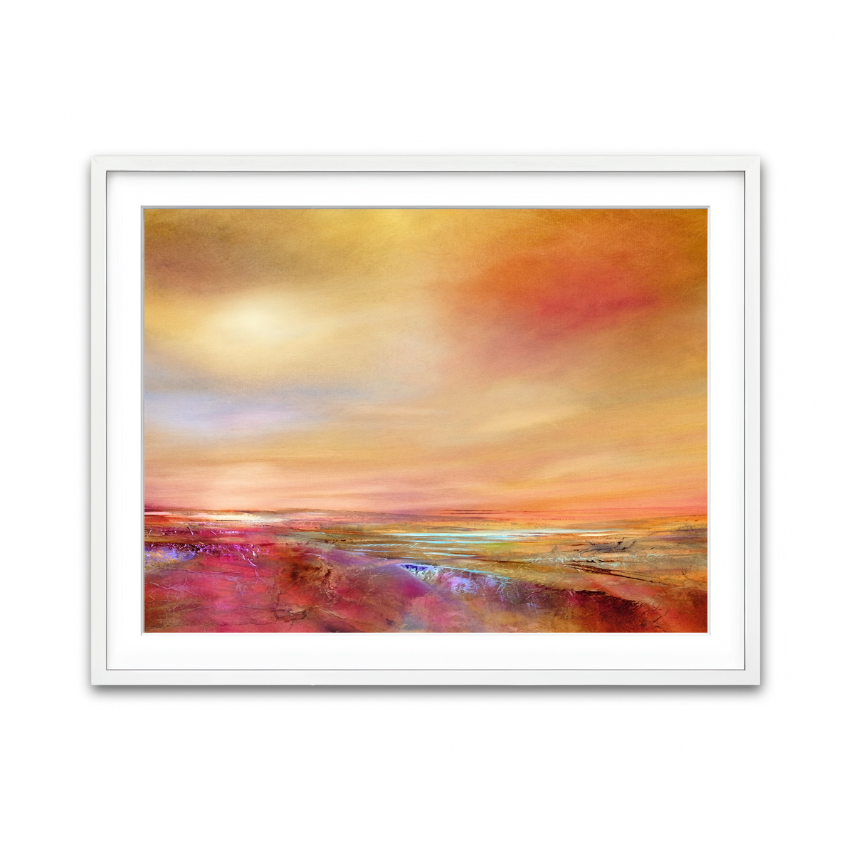 Framed Print 4x3 White