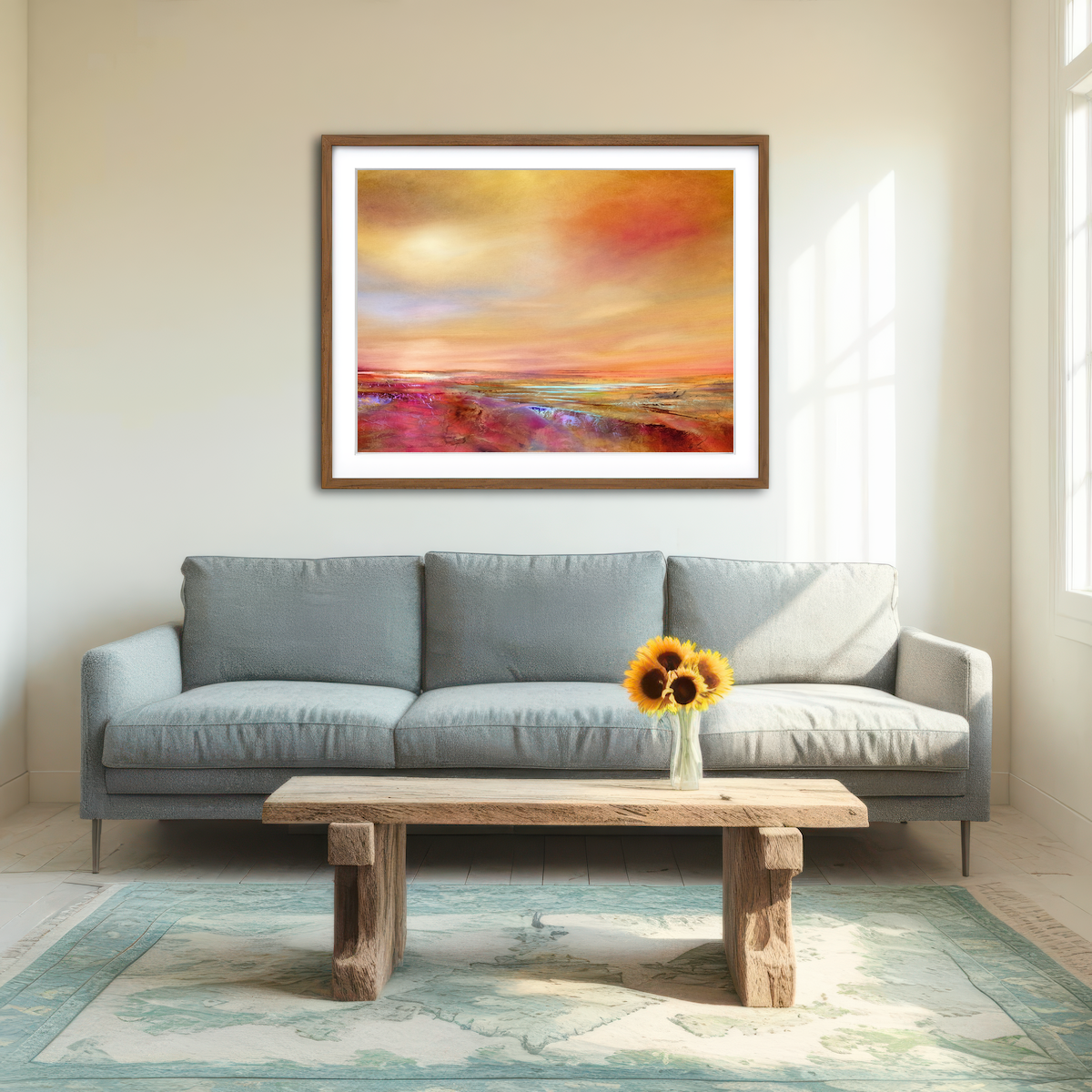 AUTO-MOCKUP ROOM | Touch The Sky Wall Art