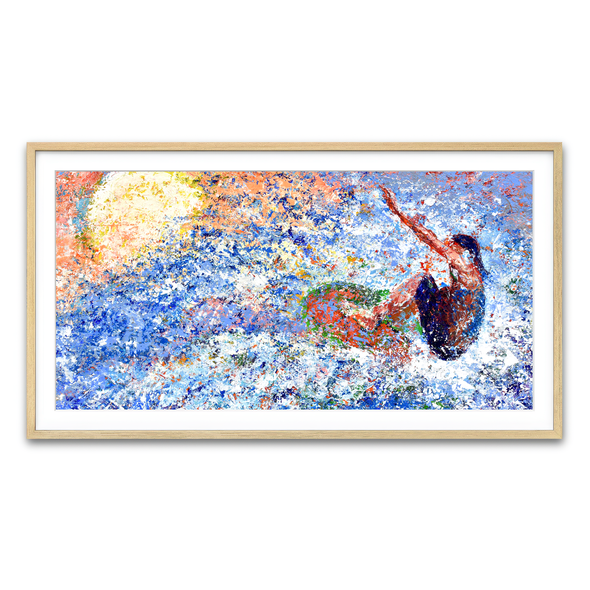 Framed Print 2x1 Natural