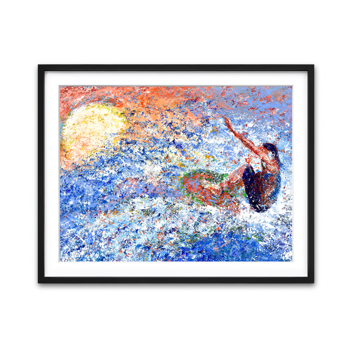 Framed Print 4x3 Black