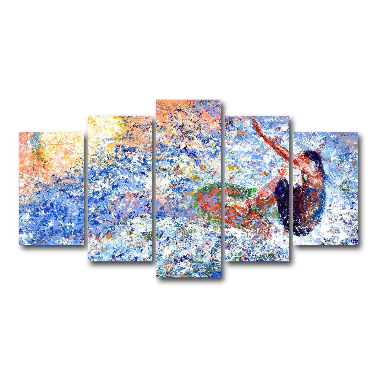 AUTO-MOCKUP WHITE | touch the sun | 5 Piece | Gallery Wrap Canvas | group=5_normal