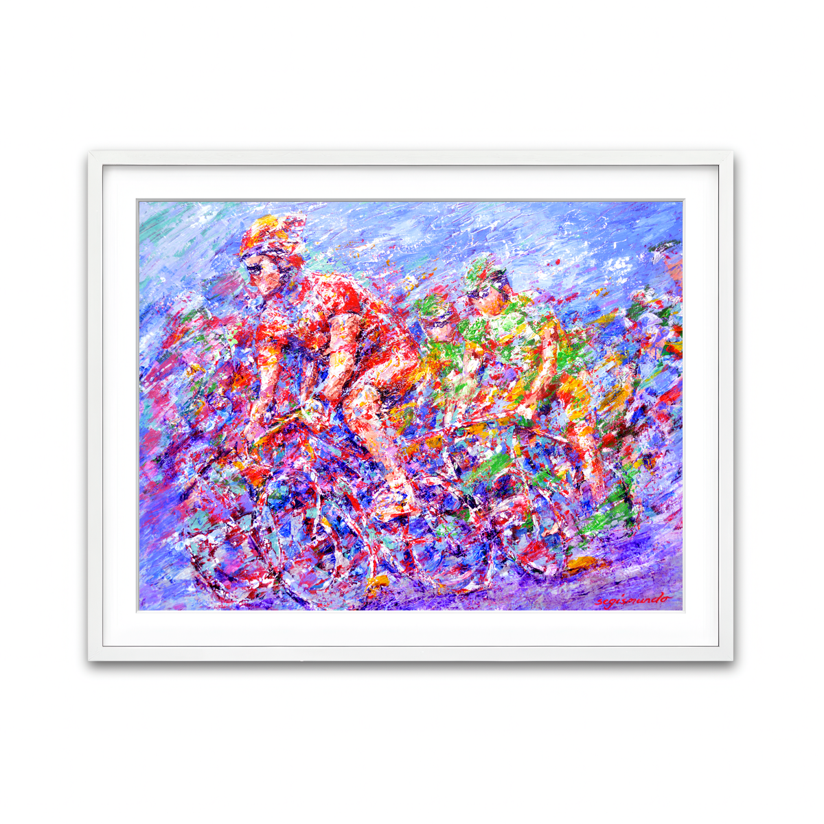 Framed Print 4x3 White